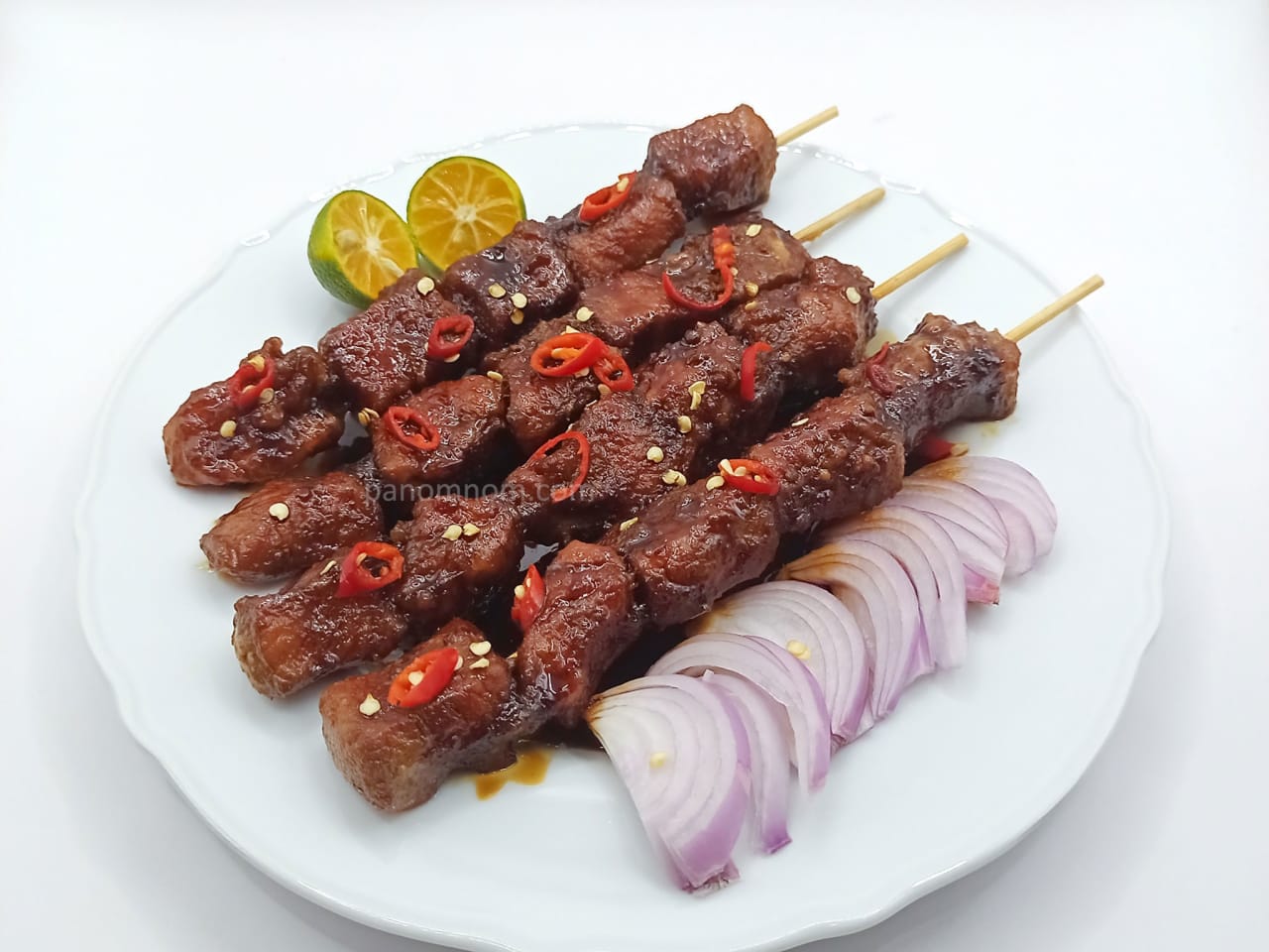 Easy Indonesian Pork Satay Recipe | Panomnom